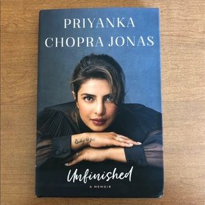 Priyanka Chopra Jonas SIGNED Unfinished Memoir